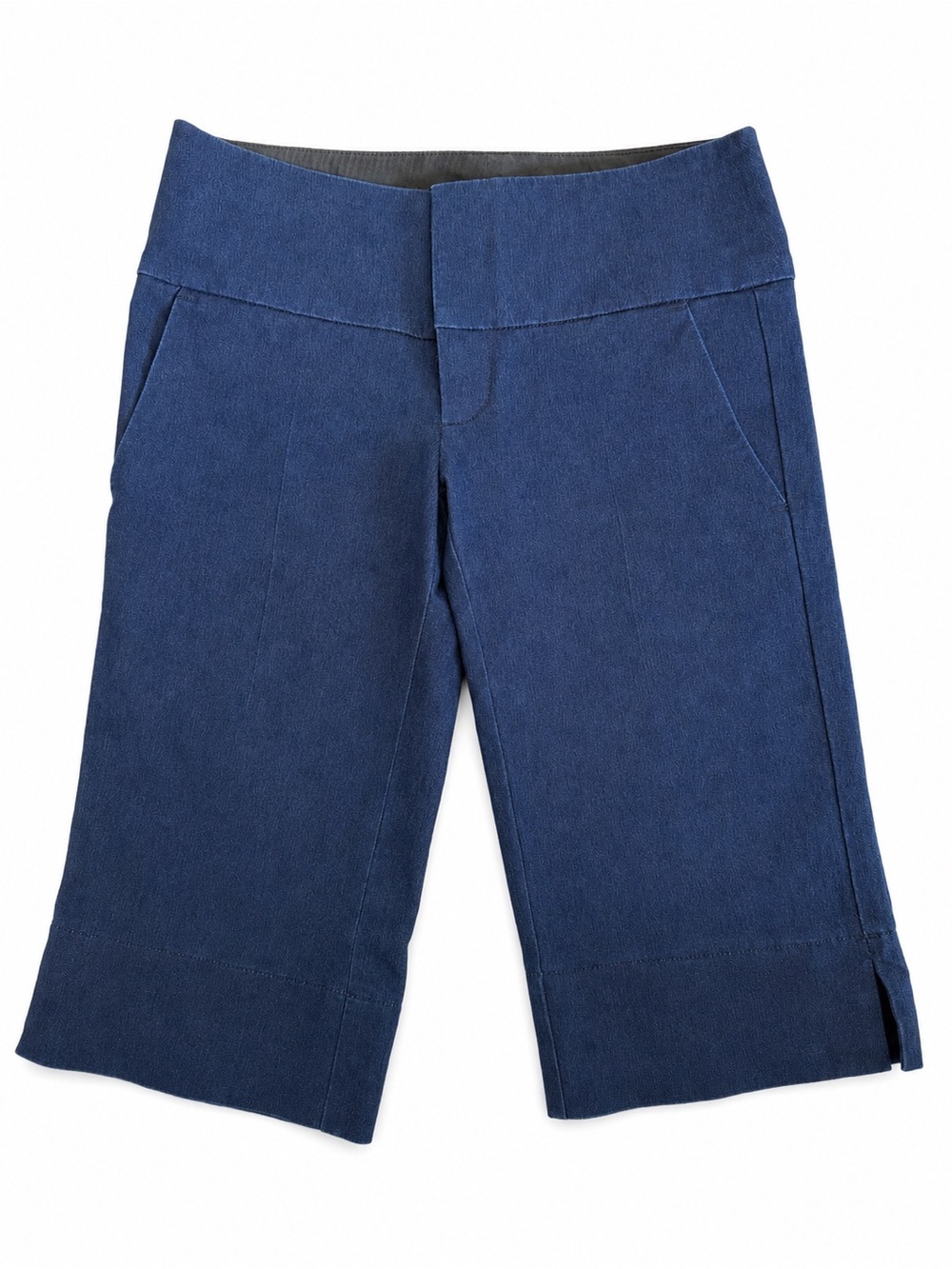 Women’s Navy Blue Bermuda Shorts - Comfortable Mid-Length Shorts